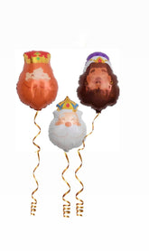 Globos Reyes Magos con Helio